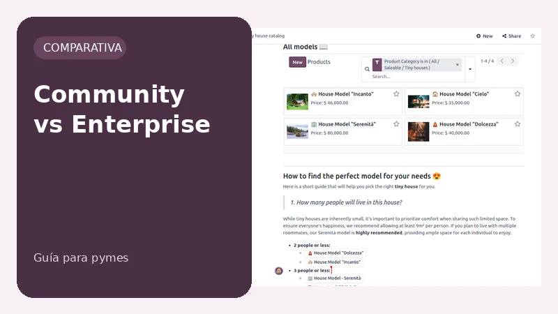 Odoo Community vs Enterprise