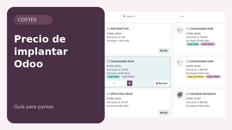 Precio de implantar Odoo
